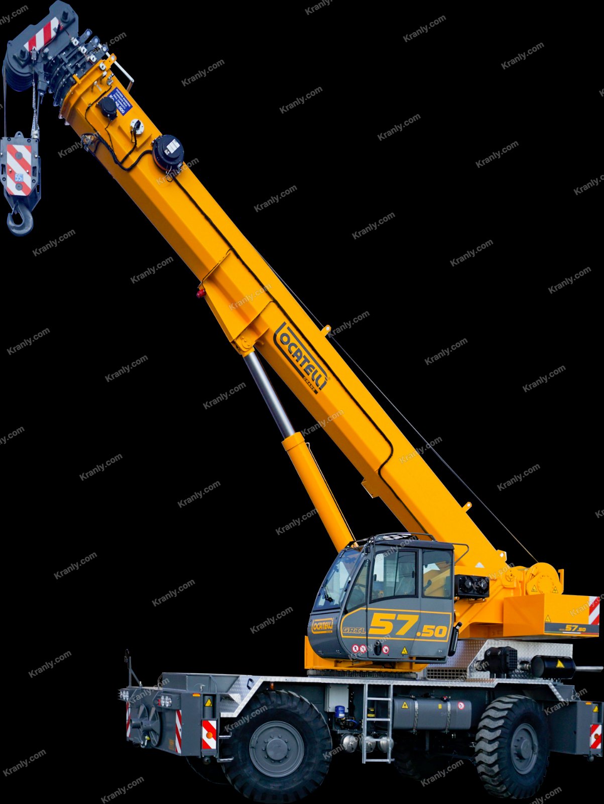 Locatelli GRIL 57.50 rough-terrain crane, 50 t lifting capacity