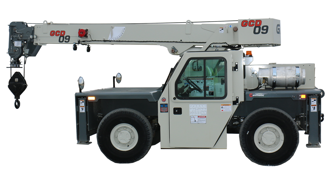 Grove GCD09 pick-and-carry crane, 8 t lifting capacity