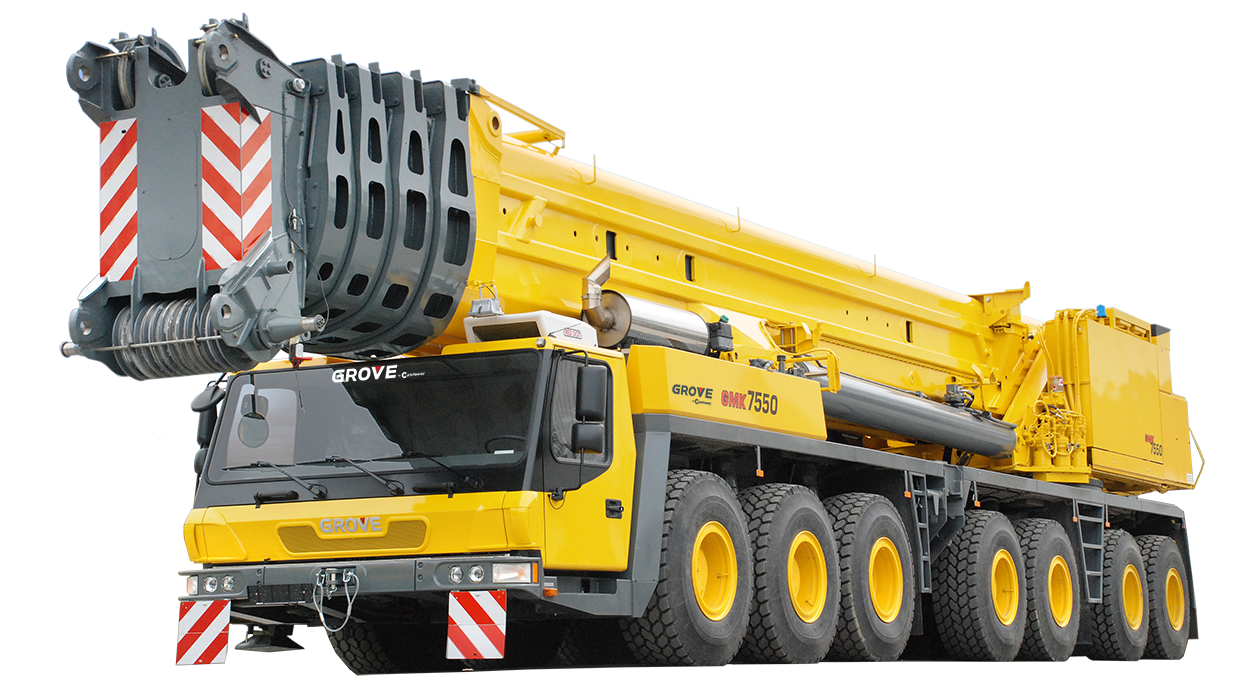 Grove GMK7550 all-terrain crane, 450 t lifting capacity