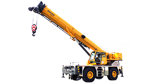 Grove GRT655 rough-terrain crane, 51 t lifting capacity