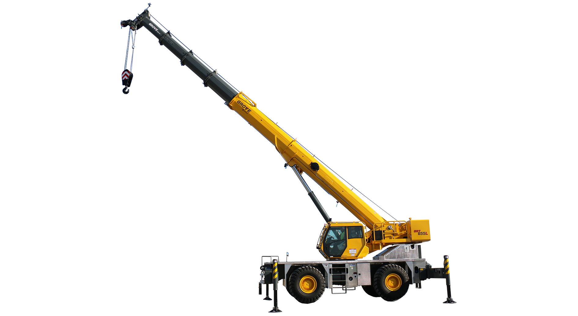 Grove GRT655L rough-terrain crane, 51 t lifting capacity
