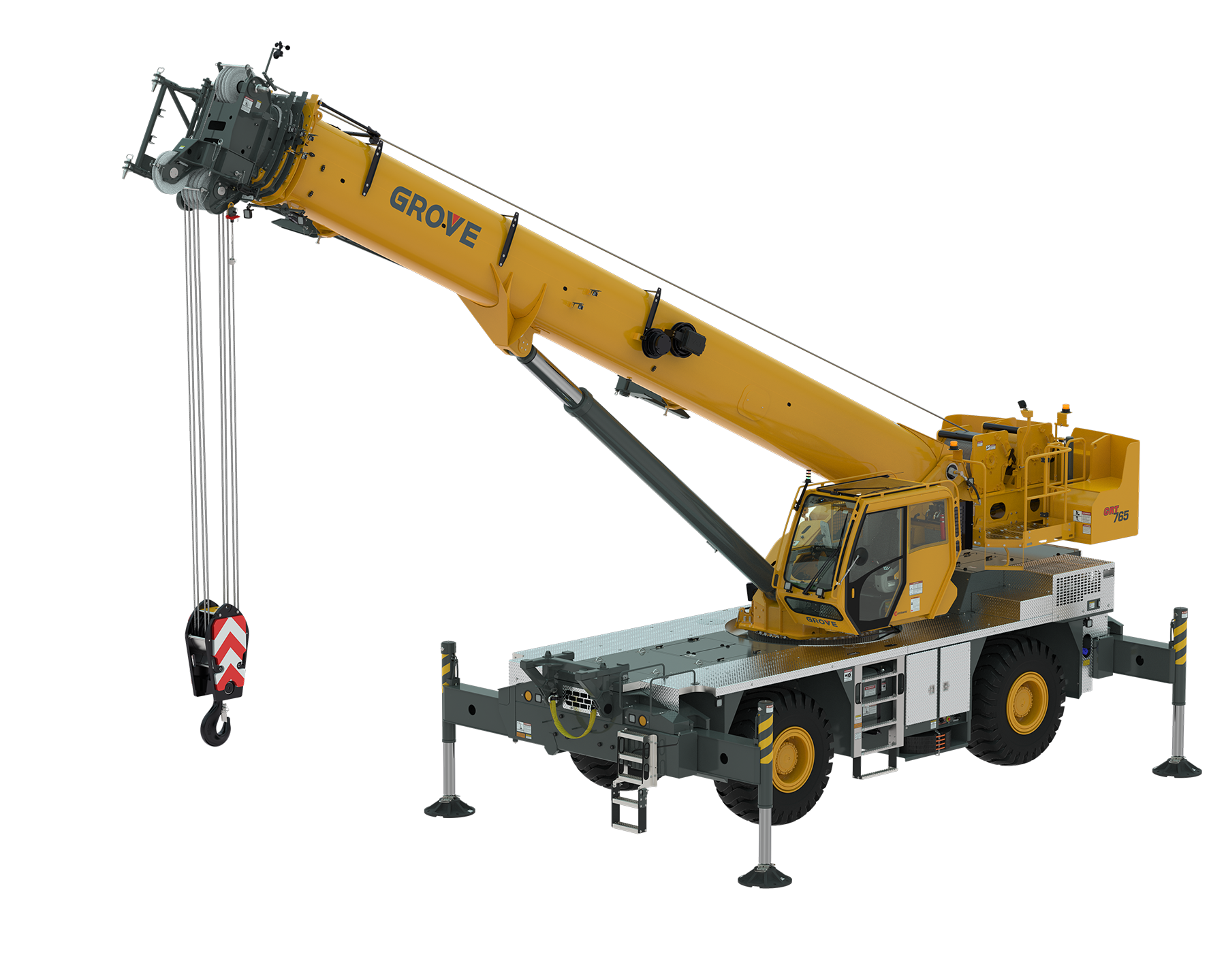Grove GRT765 rough-terrain crane, 65 t lifting capacity