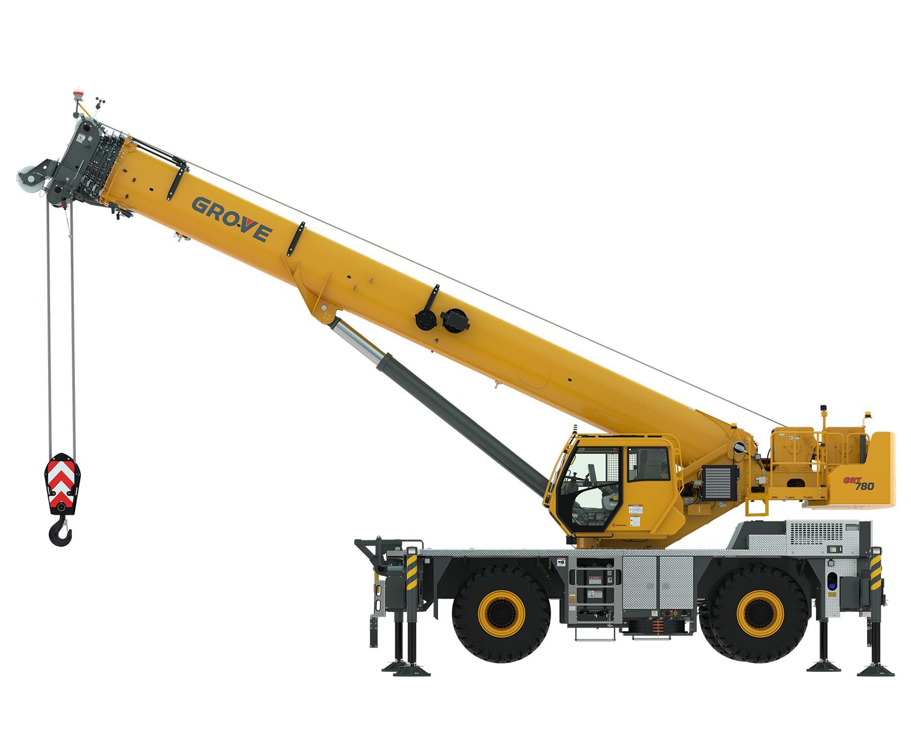 Grove GRT780 rough-terrain crane, 80 t lifting capacity
