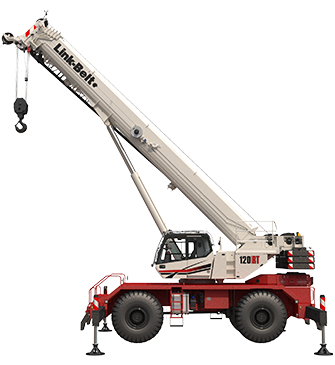 Link-Belt 120 RT rough-terrain crane, 110 t lifting capacity