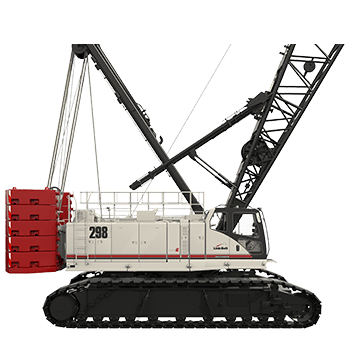 Link-Belt 298 Series 2 crawler crane, 226.8 t lifting capacity