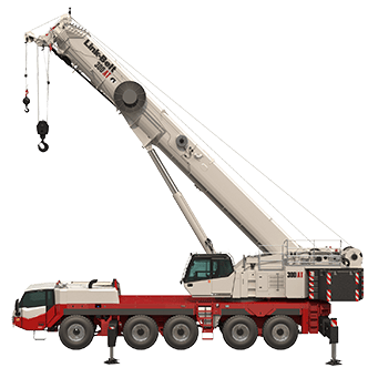Link-Belt 300 AT all-terrain crane, 275 t lifting capacity