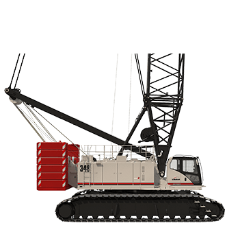 Link-Belt 348 Series 2 crawler crane, 272.2 t lifting capacity