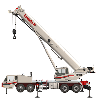 Link-Belt HTT-86100 truck-mounted crane, 85 t lifting capacity
