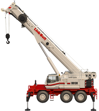 Link-Belt RTC-80130 Series II rough-terrain crane, 120 t lifting capacity