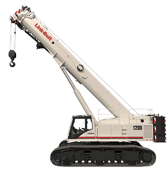 Link-Belt TCC-1200 crawler crane, 110 t lifting capacity