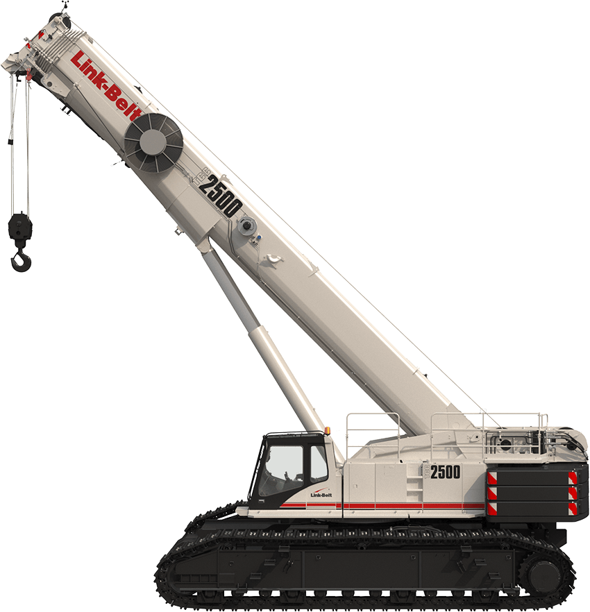 Link-Belt TCC-2500 crawler crane, 223 t lifting capacity