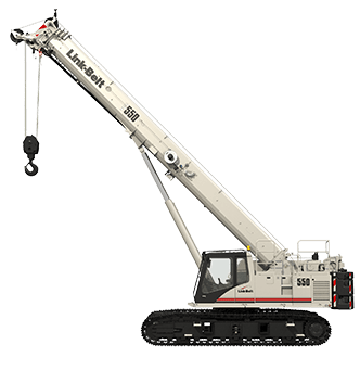 Link-Belt TCC-550 crawler crane, 51 t lifting capacity