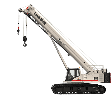 Link-Belt TCC-800 crawler crane, 75 t lifting capacity