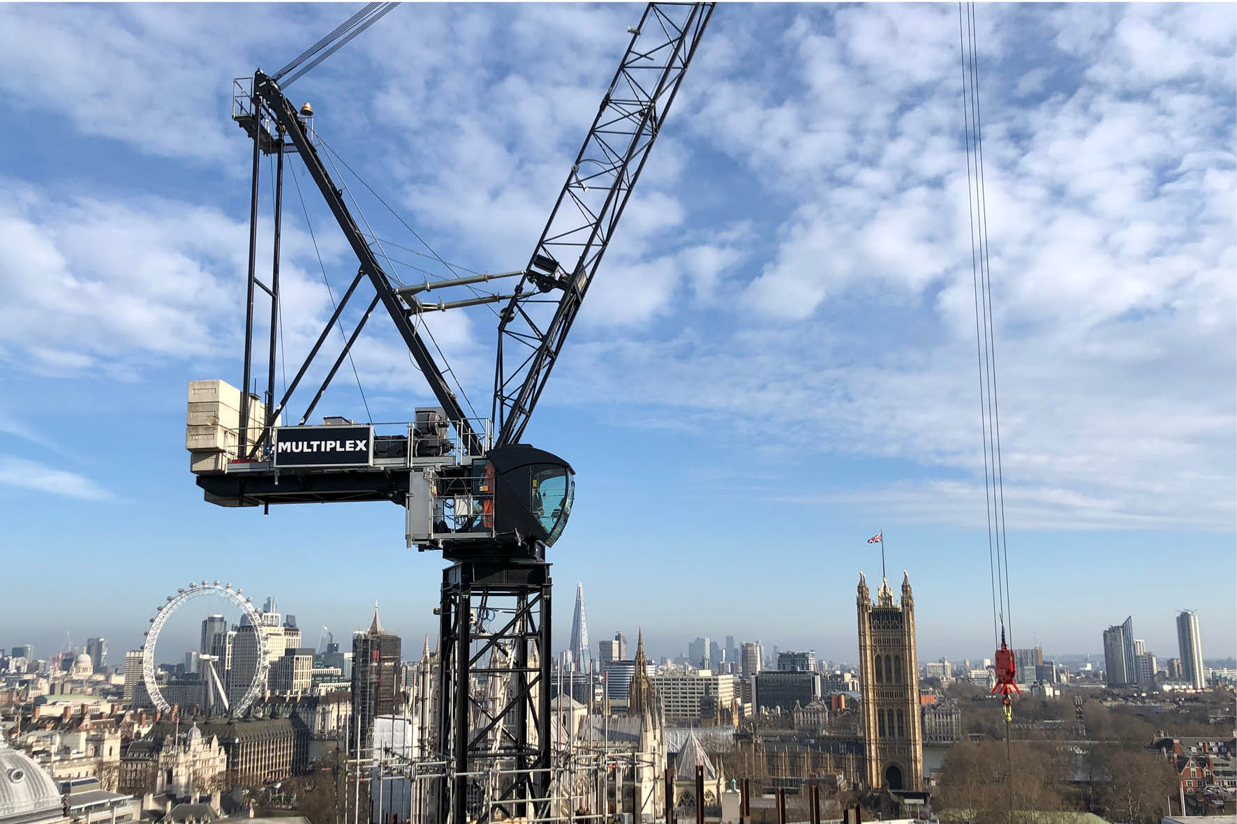 Raimondi CTL 180-16 tower crane, 16 t lifting capacity