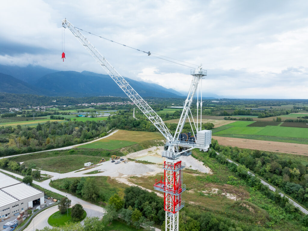 Raimondi CTL 712-45 tower crane, 45 t lifting capacity