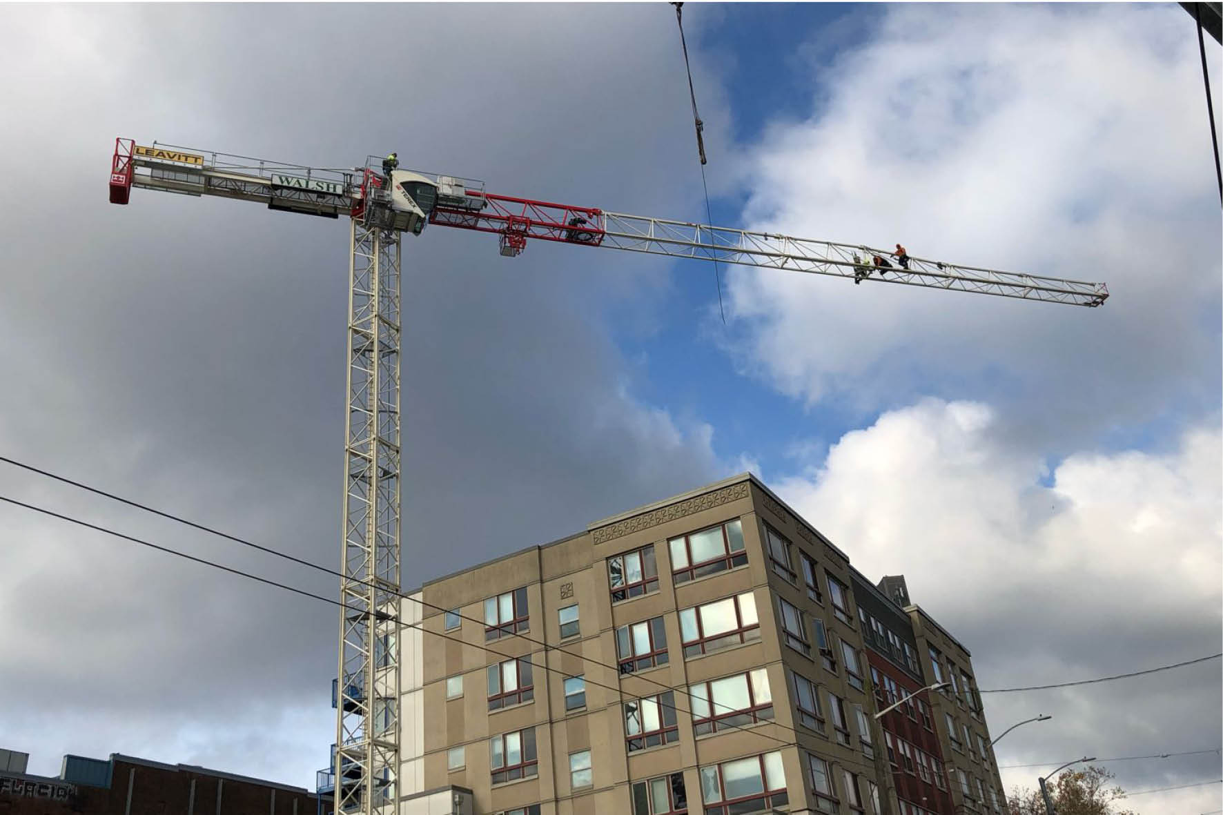 Raimondi CTT 132-6 tower crane, 6 t lifting capacity