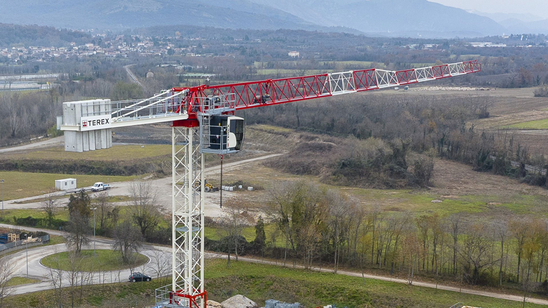 Raimondi CTT 152-6 tower crane, 6 t lifting capacity