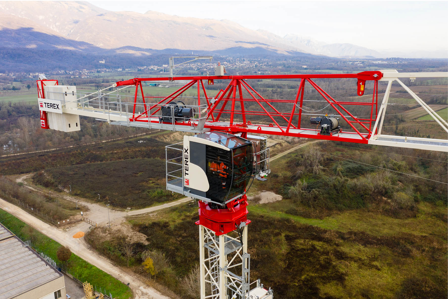 Raimondi CTT 172-8 tower crane, 8 t lifting capacity