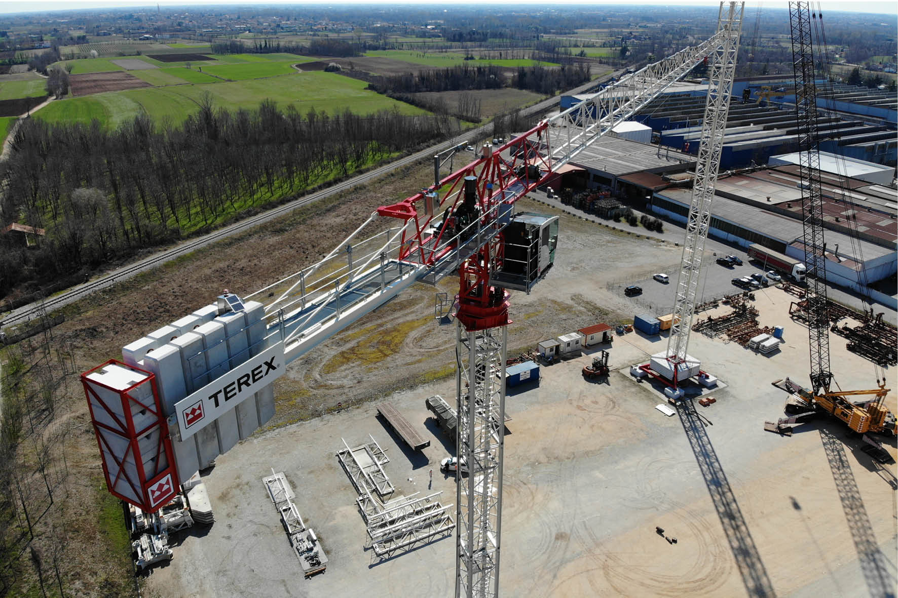Raimondi CTT 222-10 tower crane, 10 t lifting capacity