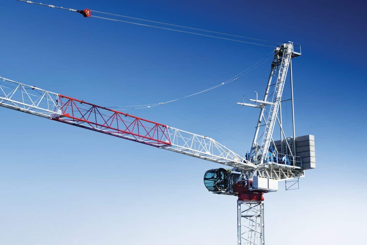 Raimondi LR273 tower crane, 18 t lifting capacity