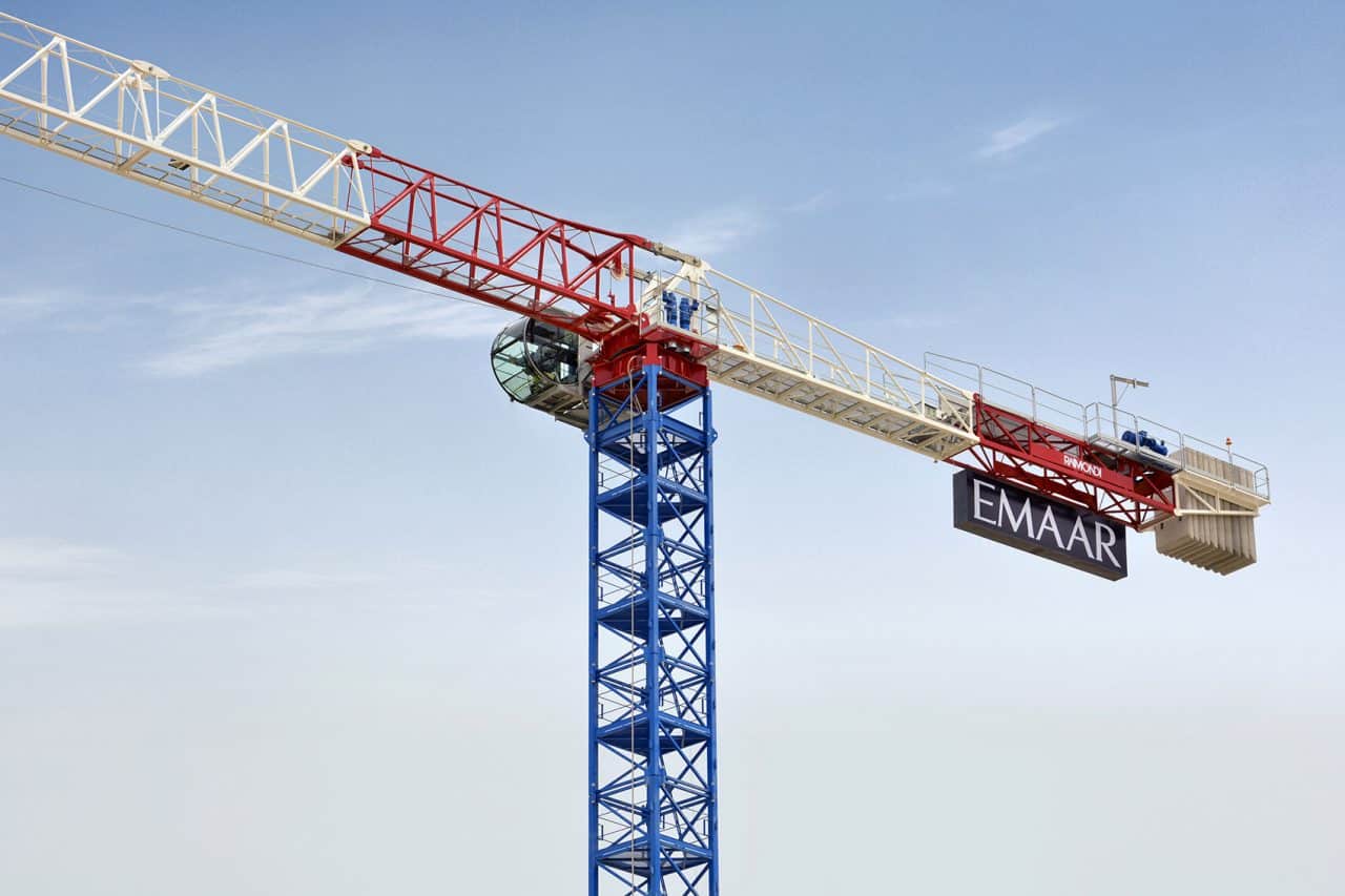Raimondi MRT294 tower crane, 16 t lifting capacity